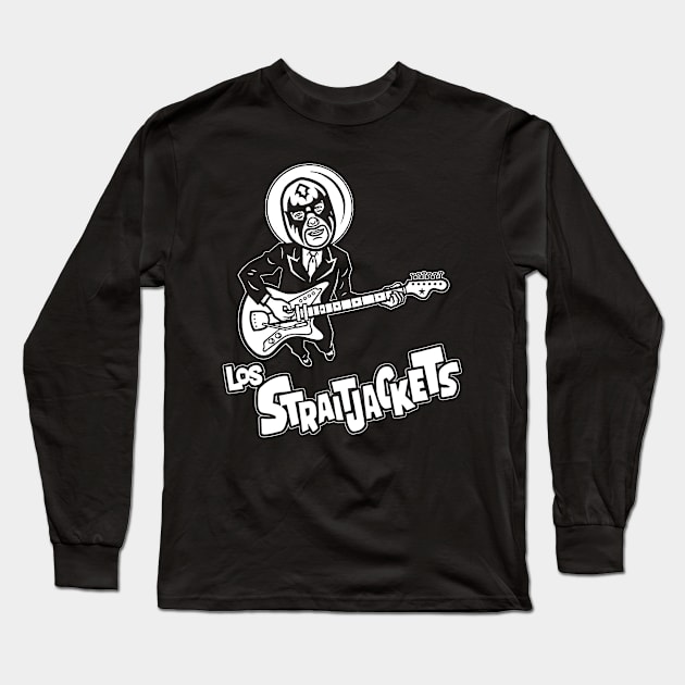 Los Straitjackets Long Sleeve T-Shirt by CosmicAngerDesign